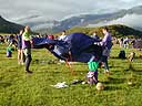 Packing up at the mid camp at Arnisdale