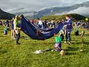 Packing up at the mid camp at Arnisdale