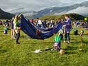 Packing up at the mid camp at Arnisdale