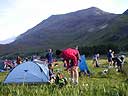 The mid camp and Beinn Sgritheall