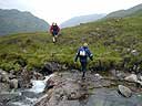 River crossing on the D and Novice courses