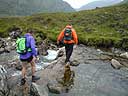 River crossing on the D and Novice courses