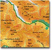 Click here to view a large map of today's courses