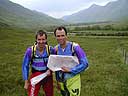 Swiss pair Christian Aebersold and Jan Beguin on the start line