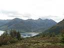 The 5 sisters and Loch Duich, the final view before the finish