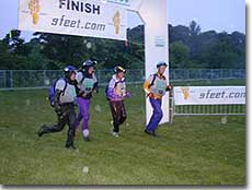 The unlikely named Team Parrot crossing the finish line to win the Adrenalin Rush just 2 short weeks ago. Surely they must still be too tired to be genuine contenders this weekend.....or are they?