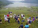 The B, C and D start above the venue, Loch Duich in the background