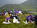 The B, C and D start above the venue, Loch Duich in the background