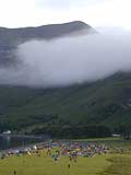 The clouds over mid camp