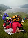 Route planning above Loch Duich