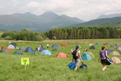 Event campsite