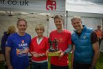 Martin Stone and Lady Jane Rice with the elite winners Shane Ohly and  Duncan Archer