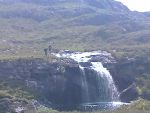 LAMMers in action at the waterfall control near end of day 2