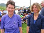 Wendy Dodds and Nicky Lavery, 1st female team on the A Course