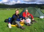 Toby Miles and Phil Carpenter carbohydrate loading with donuts