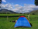 Looking up Glen Carron from the Event Centre campsite