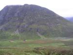 From the climb up the first hill, mid camp is dwarfed by the landscape