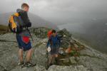 Control on the summit of the Stack of Glencoul