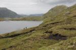 Passing Loch nan Caorach on the way to Stack of Glencoul