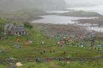 Mid-camp - Sunday morning as the tents get packed