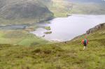 Descending to the mid camp