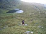 The climb from Dubh Loch Mor towards Ben More Assynt (B course day 1 control 2)