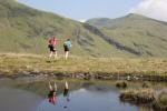 Heading off on leg two with Beinn an Dothaidh and Beinn Achaladar in the background