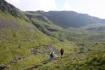 Climbing to the the col between Beinn Dorain and Beinn an Dothaidh