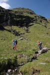 A D pair heading for their first control on Beinn Dorain