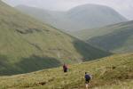 An A pair on fourth leg descending to cross the Allt Coire a' Ghabhalaich