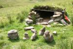 Tigh nam Bodach, the 'house of the old man', site of Novice course control 2