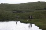 Teams at a lochan control shared by A and B teams