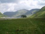 Traversing Glen Diamh, past the lovely Loch Diamh - between controls 4 and 5 on the C course, day 1