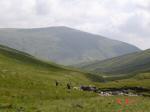 Day 1 (B course) - Leaving the 3rd checkpoint and heading down Gleann Cailliche on the B course
