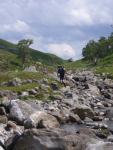 On the D course on day one between checkpoints 1 and 2 on the river (Fionn Lighe - approx grid ref is 005847)