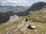 Above control 3 on the 'C' course on the spur below Sgurr an Ursainn looking north east to control 4 on Cnoc Gorm