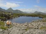 Day 1 Elite control 7, looking to Sgurr na Ciche and Ben Aden