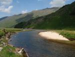 River Crossing by Oban Bothy - wet feet