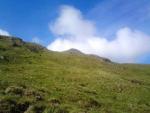 The summit Beinn Fhada from a frogs eye