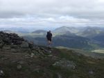 Summitting Beinn Dubhchraig