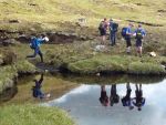 Mid way through the first day as my partner Rob leaps towards a checkpoint where other LAMMers are planning their routes to the next point