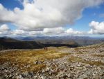 Descending down from Eididh nan Clach Geala