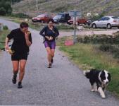 Jo and Katy leave the transition at Glen Feshie for the Cairngorms