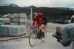 Sarah Wingrove leaving the Cairngorm ski carpark for Glenmore