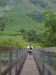 Elite runner heads off from Glen Nevis