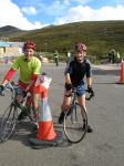 Chris Lumb & Rob Blyth at Cairngorm Car Park before final descent to Glenmore