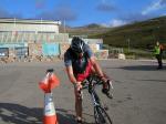 Johnie Whitaker (race winner) at Cairngorm Car Park before final descent to Glenmore