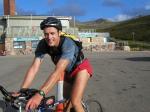 Johnie Whitaker (race winner) at Cairngorm Car Park before final descent to Glenmore