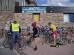 Rob Blyth and Chris Lumb arrive at Cairngorm Carpark